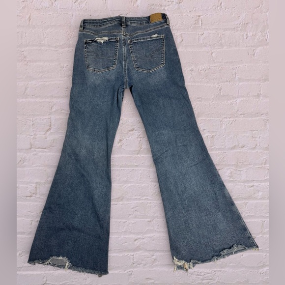 American Eagle Outfitters Blue Flare Jeans - Picture 2 of 4